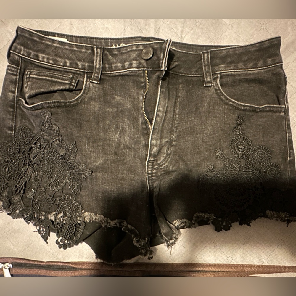 American Eagle Outfitters Charcoal Denim Jacket